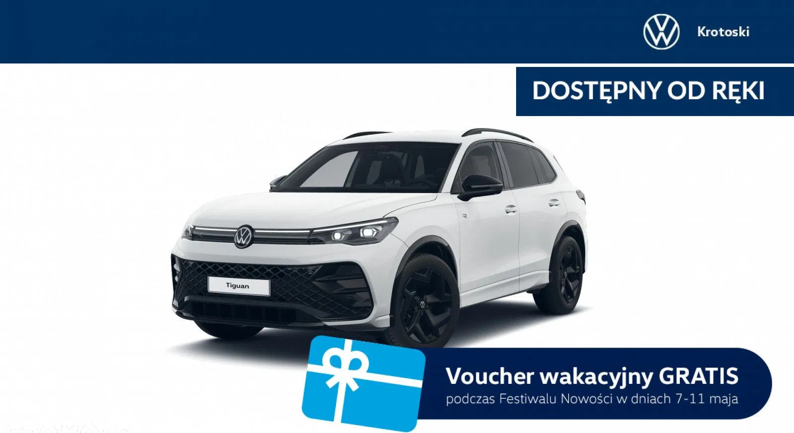 volkswagen młynary Volkswagen Tiguan cena 239900 przebieg: 1, rok produkcji 2024 z Młynary